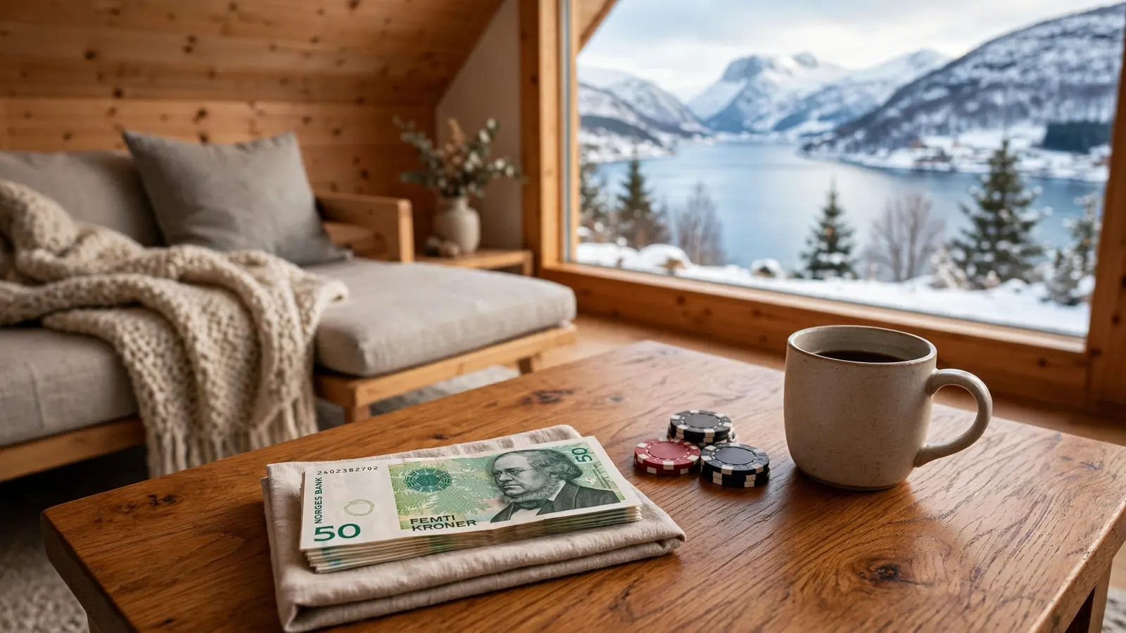 50 kr-casinoer i Norge: innskudd og vilkår