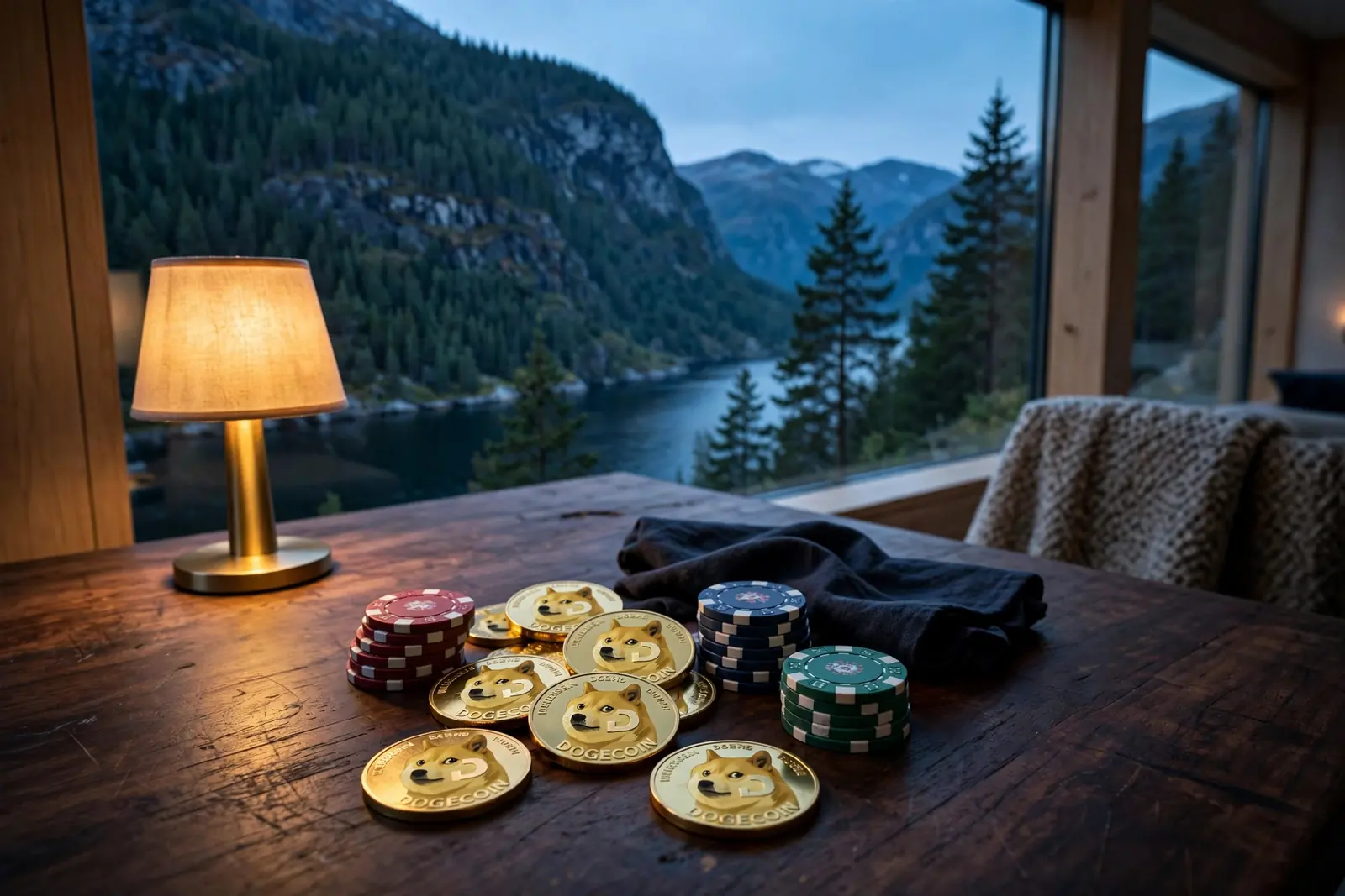 Dogecoin-casinoer i Norge: betaling og vilkår